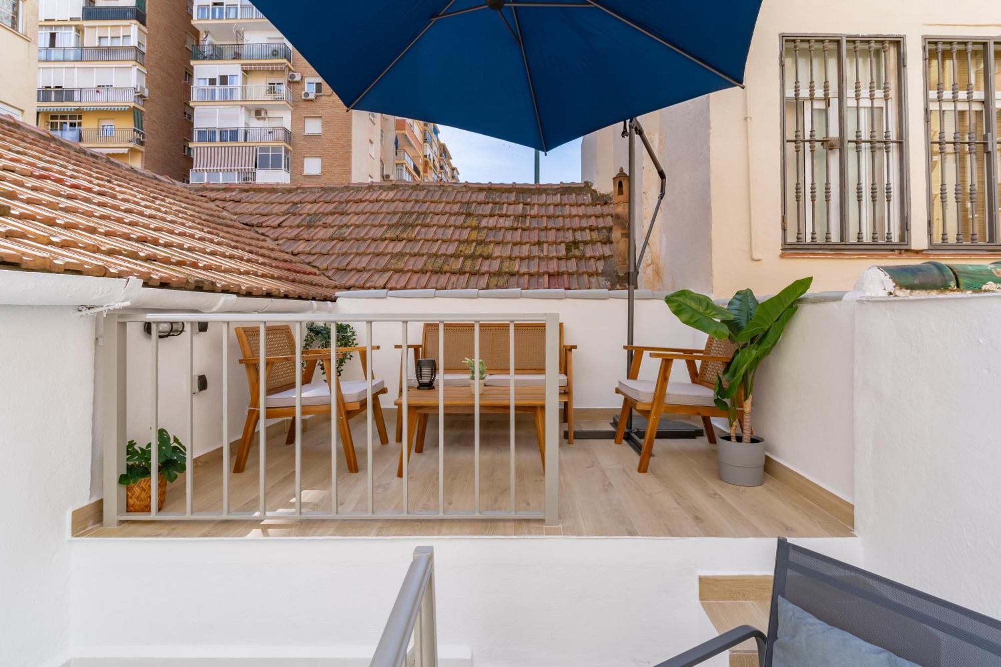 马拉加Casa Premium Playa Centro Estacion De Tren别墅 外观 照片
